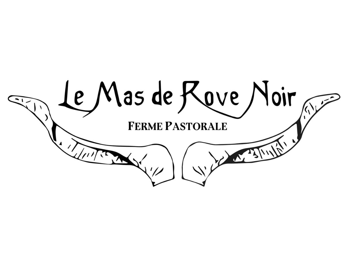 Logo du Mas de Rove Noir reproduit et vectorisé pour une utilisation sur différents supports